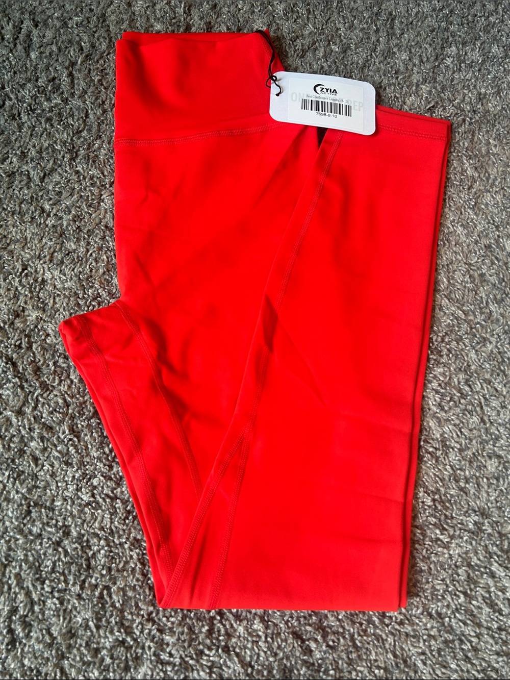 NWT Zyia Red Confluence Legging